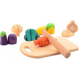 Jouéco Cutting Vegetables skære-grøntsager af træ 36 m+ 14 stk. - 14 stk.