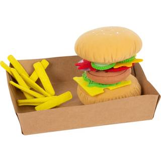 small foot Hamburger med Pommes Frites, Filt-stof