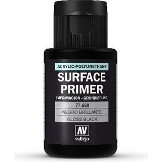 Vallejo Metal Color 32ml. Gloss Black Primer [Levering: 1-2 dage]