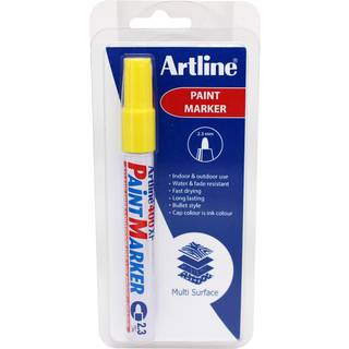 Marker 400XF Paint gul Blisterpak, Artline EK-400XF-C1 yellow, 1stk