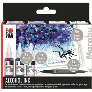 Marabu Alcohol Ink set UNDERWATER (3x20ml)