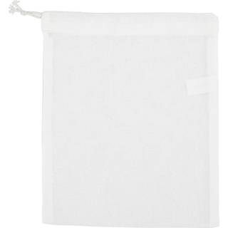 Hvid Stofpose 21x25 cm i 100% Bomuld