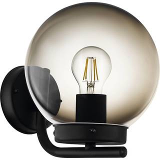 EGLO Taverna Ude Væg E27 Ip44 Sort/klar - Udendørslampe - 99598