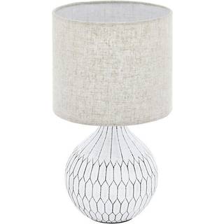 EGLO Bellariva Bord E27 H360 Hvid/linen - Bordlampe - 99332
