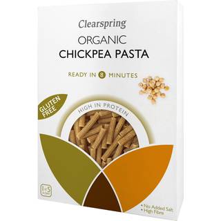 Clearspring Kikærte Pasta Sedanini Ø (250 g)