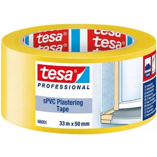 tesa Masking sPVC Plastering Tape 33m x 50mm Yellow