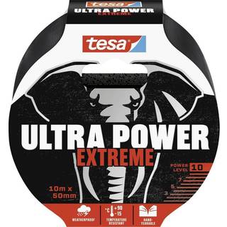 Tesa reparationstape sort ultra power extreme 50mmx10m