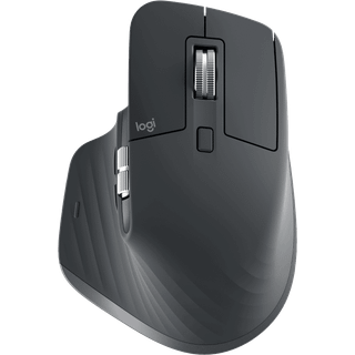Logitech MX Master 3S Performance Wireless Mouse - Graphite - Ergonomisk mus - Optisk - 7 knapper - Sort