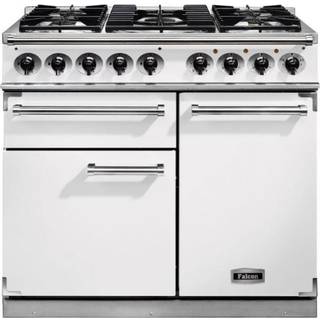 Falcon 1000 Deluxe Gas 100 cm - White/nickel