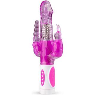 Easytoys Raving Rabbit - 3-delt vibrator (pink)
