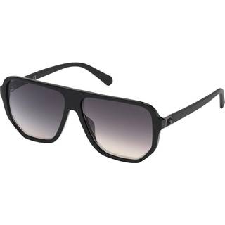 Guess Mand GU00003 01Q Solbriller Injiceret Sort Grøn Pilot Normal Spejl