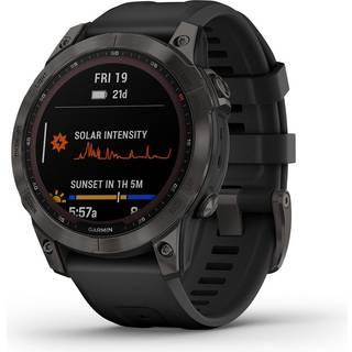 Ur - Garmin Fenix 7 Sapphire Solar - 47 mm - Carbon grey