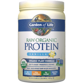 Rå Økologisk Protein, Vanilje - 620g