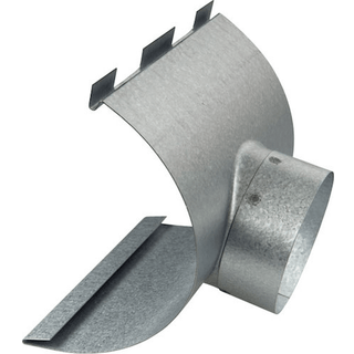 Plastmo AluZink tudstykke, Ø90 mm - nr. 11