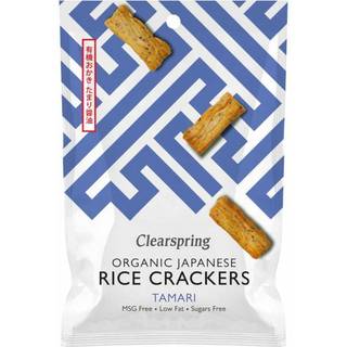 Clearspring Rice Cracker Tamari Økologisk - 50 g