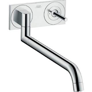 AXOR Uno2 2-huls håndvaskarmatur 225 mm tud med bagplade
