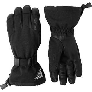 Hestra Powder Gauntlet 5-Finger Black, Svart, 11