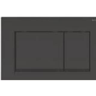 Geberit Sigma 30 betjeningsplade - Blank sort/Mat sort