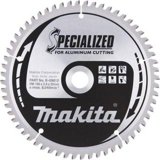 Rundsavsklinge til aluminium Makita; 190x2x20,0 mm; Z60; -5°