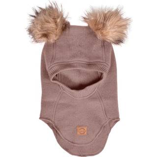 Mikk-Line - Uld Fleece Elefanthue - Burlwood - 50/56