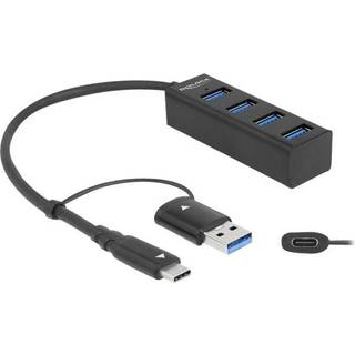 Delock USB-A/USB-C hub 4x USB-A port, 5 Gbps