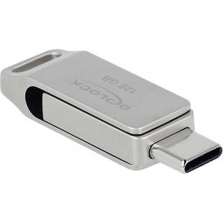Delock Dual USB 3.0/USB-C 3.1 hukommelses stik - 128 GB