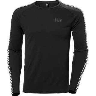 Helly Hansen Men's Lifa Active Stripe Crew Black, M