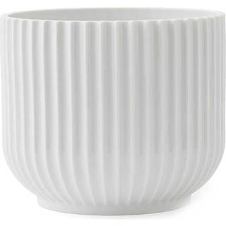 Lyngby Porcelæn Lyngby urtepotteskjuler hvid Ø14,5 cm