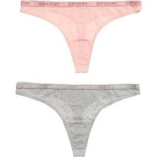 Superdry Harper g-streng i økologisk bomuld, 2-pak