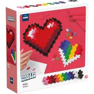 Plus-Plus Puzzle By Number Hjerter 250 Dele