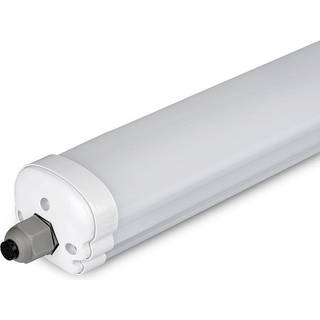 V-Tac vandtæt 32W komplet LED armatur - 150 cm, 160 lm/W, gennemfortrådet, IP65, 230V - Dæmpbar : Ikke dæmpbar, Kulør : Neutral