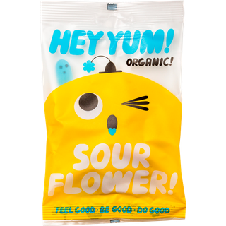 Sweet Intentions - Vingummi Sour flower - Hey Yum - Økologisk - 100 gram