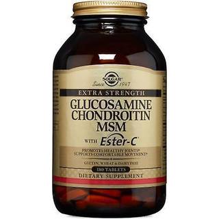 Solgar - Ekstra Stærk Glucosamin Chondroitin MSM med Ester-C 180 tabletter