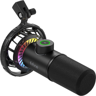 Fifine K658 USB Dynamic RGB Microphone Bundle for Gaming and Streaming