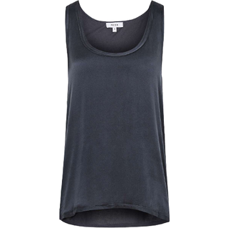 Reiss Reiss Navy Silk Front Vest