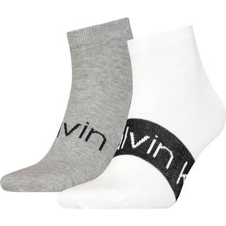 2 Pack Logo Ankle Socks - Calvin Klein - Multi - Men - 39-42 - Multi - EU 39
