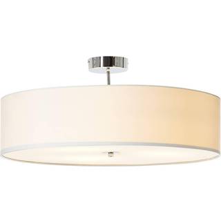 Andria loftslampe i tekstil, 60 cm, lysegrå