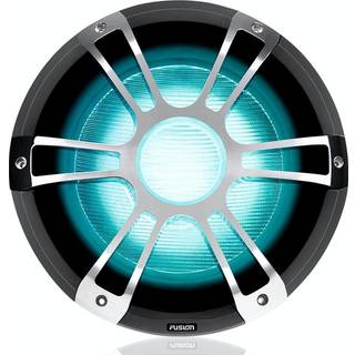 Marine subwoofer Fusion Signature V3 SUB SG-SL122SPC, 12", 1200 W, hvid, til indbygning, med grå front + RGB-belysning
