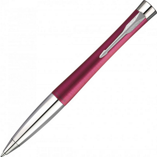 Parker Urban livlig magenta med detaljer i krom, drejekuglepen