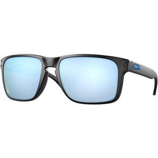 Oakley Mand OO9417 HOLBROOK XL 941725 Solbriller Injiceret Sort Blå Firkantet Polariseret Prizm