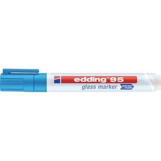 Edding 95 glass marker, 10 Lyseblå