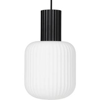 Broste Copenhagen Lolly pendel Sort/Hvid/Ø20 cm