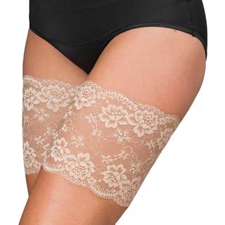 Trofe Thigh Lace - Beige - Small