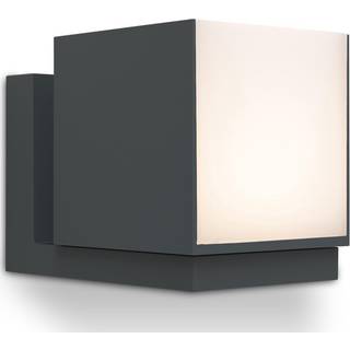 Outlet: LUTEC Cuba Udendørs LED Væglampe 12W IP54 i Antracitgrå