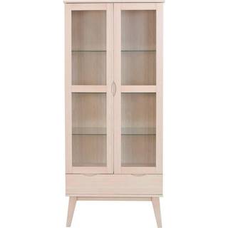 Rowico Home Filippa vitrin Hvidpigmenteret eg 185 x 82 cm