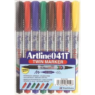 Artline Marker 041T 2-i-1 8-sæt
