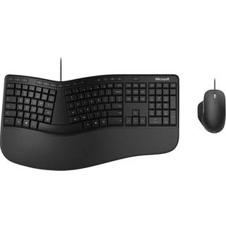 Microsoft Ergonomic Desktop for Business - Tastatur & Mus sæt - Nordisk - Sort
