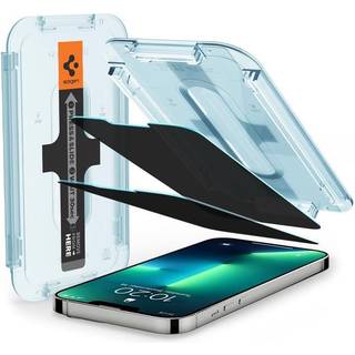 Spigen iPhone 13 Pro Max hærdet glas Privacy Skærmbeskyttelse Glas.Tr "Ez Fit", 2-pack
