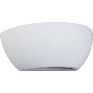 Lindby væglampe Felia, hvid, gips, 24 cm, E14