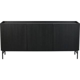 Rowico Halifax skænk i metal, egetræ og egetræsfinér H75 x B160 cm - Sort/Brun